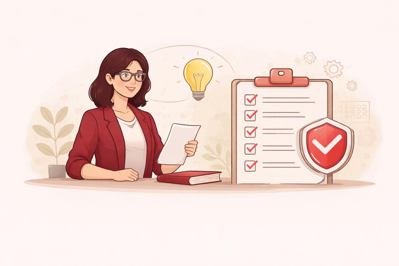 Illustration representing HR support